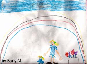 A student drawing