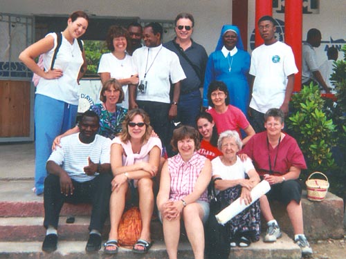Photo of group in Haiti